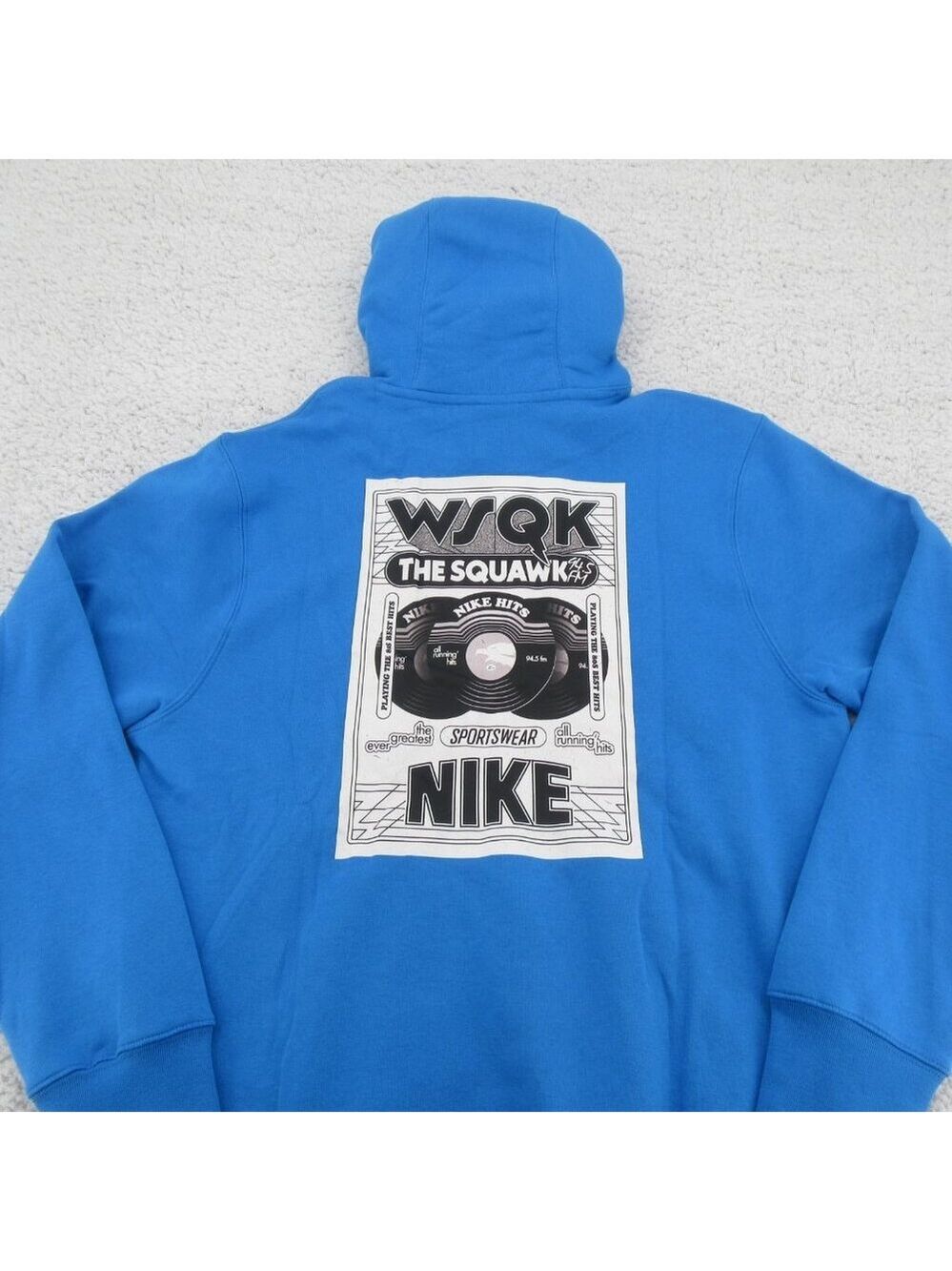 Nike x Stranger Things Blue Pullover Hoodie Men's Size Medium NEW - Picture 9 of 14